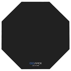 Docamor Gaming Chair Floor Mat 47" X 47" Large Office Computer Chair Mat Heavy Duty Floor Protector With Non-slip Backing Noise Cancelling For