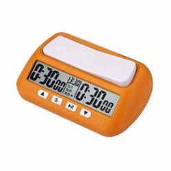 Portable Chess Clock Digital Timer Board Game Clock Stopwatch Yellow