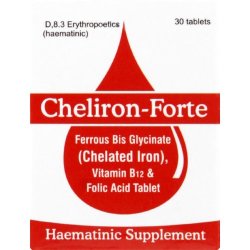 Cheliron-Forte Haematinic Supplement 30 Tablets