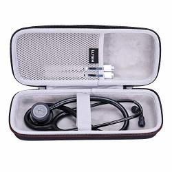 Stethoscope Case - Ltgem Hard Case For 3M Littmann Classic III Monitoring Mdf Acoustica Deluxe Lightweight Dual Head Stethoscope. Mesh Pocket For Accessories