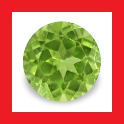 Peridot Natural Burma - Vibrant Green Round Cut - 0.310cts