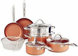 Benecook Nonstick Cookware Set Dishwasher Safe Copper