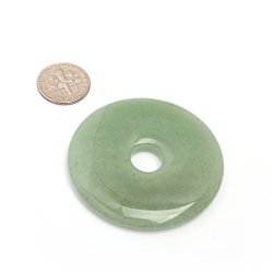 50MM Green Aventurine Gemstone Ring Circle For Earring Bracelet Necklace Jewelry Making Inside Hole: 9MM Joe Foreman