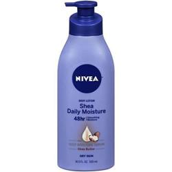 Nivea Shea Daily Moisture Body Lotion 16.9 Oz Pack Of 2 - Packaging May Vary