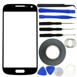 Eco-fused Screen Replacement Kit For Samsung Galaxy S4 MINI Including Replacement Glass Tool Kit Adhesive Sticker Tape Tweezers Microfiber Cleaning Cloth Instruction Manual