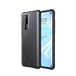 Compatible With Huawei P40 Case Matte Hard PC Back & Soft Tpu Bumper Cover For Huawei P40 Black