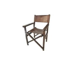 Mabibuch Leather Folding Directors Chair