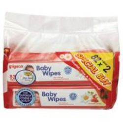 Pigeon - Baby Wipes With Chamomile Pack Of 82 X 2 Refill Pack