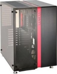 Lian Li PC-O9WRX Midi-tower Computer Case - Black red