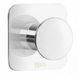 Beslagsboden Single Wall Mounted Hook Finish: Polished Stainless Steel