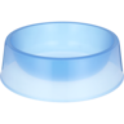 Extra Large Blue Plastic Pet Food Bowl