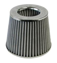 Cone Air Filter With 63MM Neck - Silver