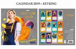 Doctor Who Official Calendar 2019 Including Doctor Who Keyring