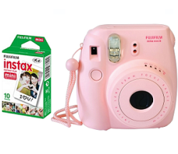 Fujifilm Instax Mini 8s Pink + 10 Sheets White + Free Delivery