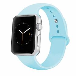 Igk Sport Band Compatible With Apple Watch 38MM 40MM Soft Silicone Sport Strap Replacement Bands For Iwatch Apple Watch Series 4 Series 3 Series 2