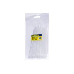 Dejuca - Cable Ties - Natural - 150MM X 3.6MM - 50 PKT - 2 Pack