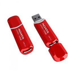 Adata Dashdrive UV150 64GB USB 3.0 Flash Drive - Glossy Red