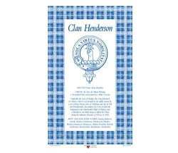 Iluv Henderson Scottish Clan Tea Towel