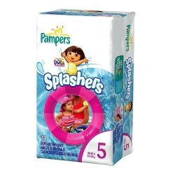 Pampers Splashers Swim Pants Size 5 30-40LB 14-18KG Dora The Explorer