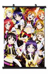 Mxdza Japanese Anime Love Live School Idol Project Fabric Painting Home Decor Wall Scroll Posters For Decorative 40X60CM