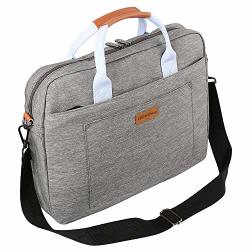 Laptop Shoulder Bag With Trolley Luggage Strap Shock Absorbant Bubble Padding
