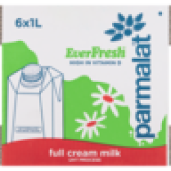 Parmalat Uht Full Cream Milk Pack 6 X 1L