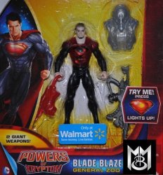Superman Man Of Steel Powers Of Krypton Blade Blaze General Zod Exclusive