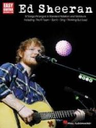 Sheeran Ed For Easy Guitar Gtr Bk Paperback