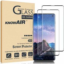 Keklle Screen Protector For Samsung Galaxy S10 HD Clear Tempered Glass Screen Protector Compatible With Samsung Galaxy S10 BLACK-03