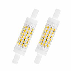 R7S LED Bulb 78MM Dimmable 3000K Soft White 5W 50-WATT Equivalent 500LM 60PCS 2835SMD Ac 110V 2-PACK By Rowrun