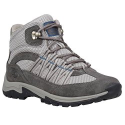 Timberland A1NOV Women's Mt. Maddsen Lite Mid Hiking Boots Grey Full-grain - 8 M