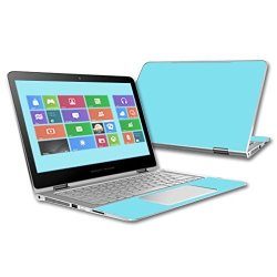 Mightyskins Protective Vinyl Skin Decal For Hp Spectre X360 13.3" 2015 Wrap Cover Sticker Skins Solid Baby Blue