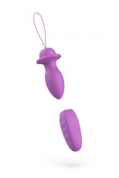 Bfilled Classic Unleashed Vibrating Anal Plug - Purple