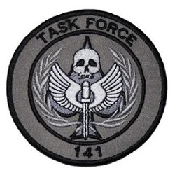 Call Of Duty Task Force 141 Embroidered Patch Badge Iron-on Sew On- Shipped From Usa 2.5
