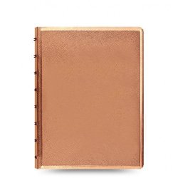 Filofax A5 Notes Refillable Notebook- New 2017 Edition Rose Gold