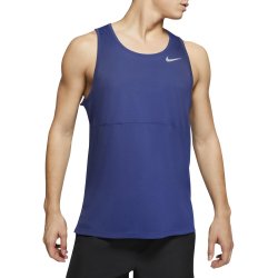 Nike Men's Breathe Blue Running Tank