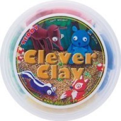 Dala Clever Clay Set 4 X 20G Assorted Colours