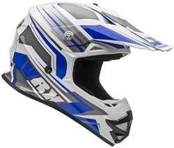 Vega Helmets Vrx Advanced Off Road Motocross Dirt Bike Helmet Blue Venom Graphic XL