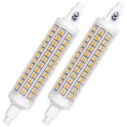 Rowrun R7S LED 118MM 10W 100W Equivalent Warm White 3000K Non-dimmable 1000LM 96PCS 2835SMD AC85-265V J118 Type J Double Ended Light Bulb Pack Of