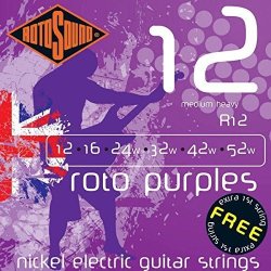 ROTOSOUND R12 Nickel Medium Heavy Electric Guitar Strings 12 16 24 32 42 52