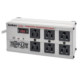 Tripp Lite Isobar 6 Outlet Surge Protector Power Strip 6ft Cord Right Angle Plug & $50k Insurance Isobar6ultra