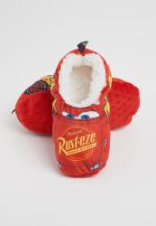 Cars Sherpa Slippers - Red