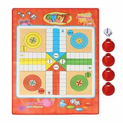 Ludo Traditional Board Brain Game Snakes And Ladders Ludo Game Set For All Ages
