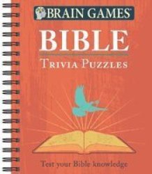 Brain Games Bible Trivia Puzzles Spiral Bound