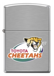 Zippo Lighter-brushed Chrome Cheetahs-toyota