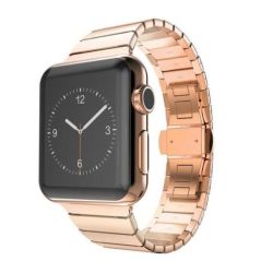 Stainless Steel Strap For Apple Watch 42 - Rose Gold