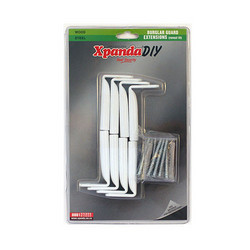 8 X Reveal Fit Burglar Guard Extensions White 30MM