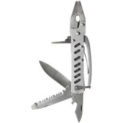 Stainless Steel Multi-tool Comes Complete With Belt-looped Carrying Case.