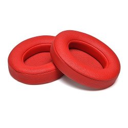 Funyaung 1 Pair Foam Ear Pad Cushions For Beats Studio 2.0 Wired wireless B0500 B0501 & Studio 3.0 Over Ear Headphones By Dr. Dre Only - Red