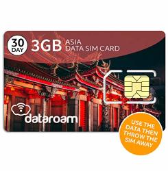 Dataroam Prepaid 4G Asia Data Sim Card